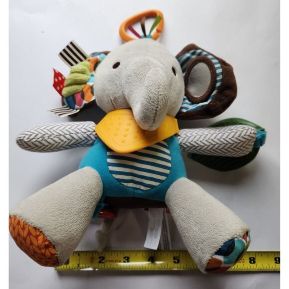 Skip Hop Baby Activity Elephant Toy With Teether & Rings - Picture 8 of 8